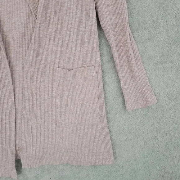 Code Mode Womens Rose Pink Hooded Cardigan Sweater M Cotton Polyester Blend 5PT - Picture 6 of 7
